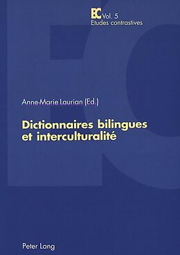 Couverture cartonnée Dictionnaires bilingues et interculturalité de 