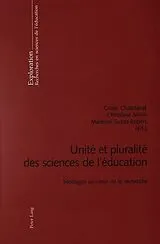 Kartonierter Einband Unité et pluralité des sciences de l'éducation von 