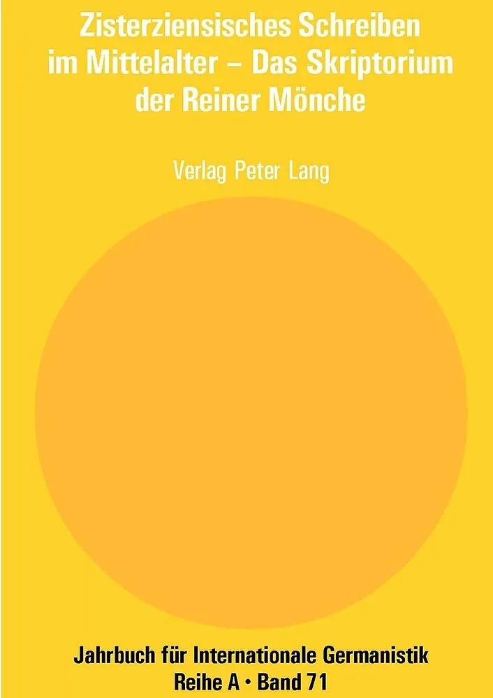 Zisterziensisches Schreiben im Mittelalter  Das Skriptorium der Reiner Mönche