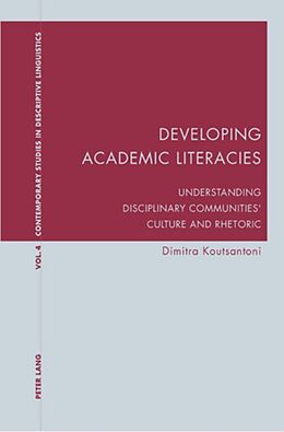 Kartonierter Einband Developing Academic Literacies von Dimitra Koutsantoni