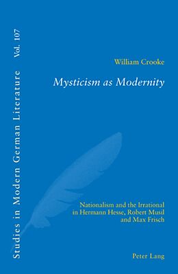 Couverture cartonnée Mysticism as Modernity de William Crooke