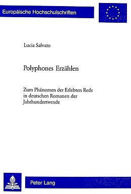 Kartonierter Einband Polyphones Erzählen von Lucia Salvato