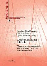 Kartonierter Einband (Kt) Du plurilinguisme à l'école von 