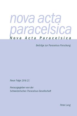 Kartonierter Einband Nova Acta Paracelsica 20/21 von 