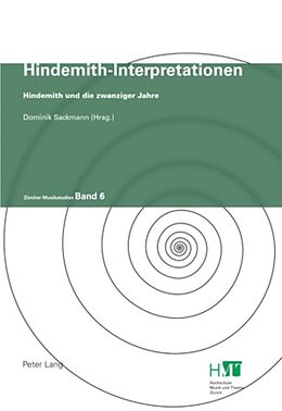 Kartonierter Einband Hindemith-Interpretationen von 