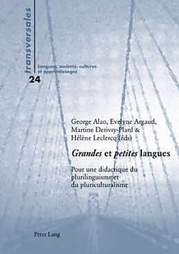 Couverture cartonnée «Grandes» et «petites» langues de 