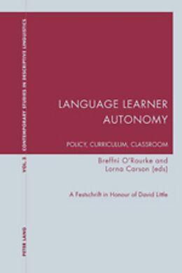 Kartonierter Einband Language Learner Autonomy: Policy, Curriculum, Classroom von 