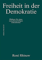 Fester Einband Freiheit in der Demokratie von René Rhinow