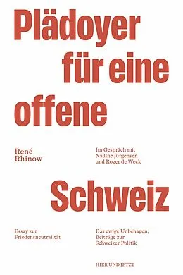 E-Book (epub) Plädoyer für eine offene Schweiz von René Rhinow