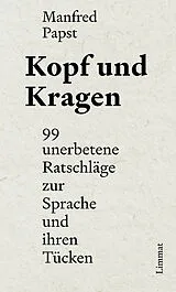 Fester Einband Kopf und Kragen von Manfred Papst