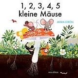 Fester Einband 1, 2, 3, 4, 5...kleine Mäuse von Maria Girón