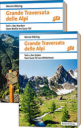 Kartonierter Einband Grande Traversata delle Alpi Nord und Süd von Werner Bätzing