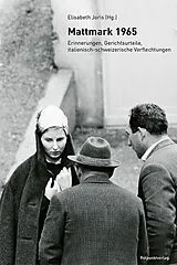 Kartonierter Einband Mattmark 1965 von Elisabeth Joris