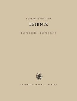 Fester Einband Gottfried Wilhelm Leibniz: Sämtliche Schriften und Briefe. Allgemeiner... / 16681676 von 