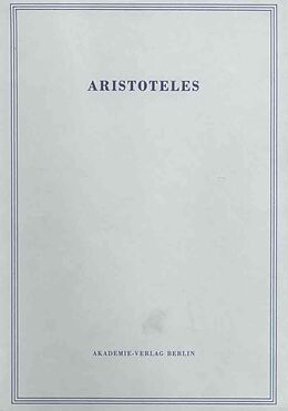 Fester Einband Aristoteles: Aristoteles Werke / Problemata Physica von 