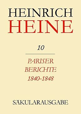 Leinen-Einband Heinrich Heine Säkularausgabe / Pariser Berichte 1840-1848 von Heinrich Heine