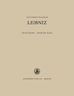Fester Einband Gottfried Wilhelm Leibniz: Sämtliche Schriften und Briefe. Allgemeiner... / 1694 von 