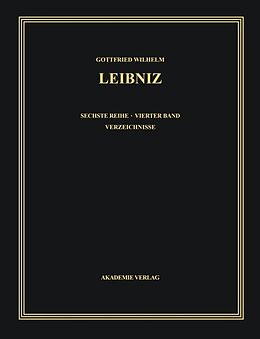Fester Einband Gottfried Wilhelm Leibniz: Sämtliche Schriften und Briefe. Philosophische Schriften / 1677-Juni 1690 von 
