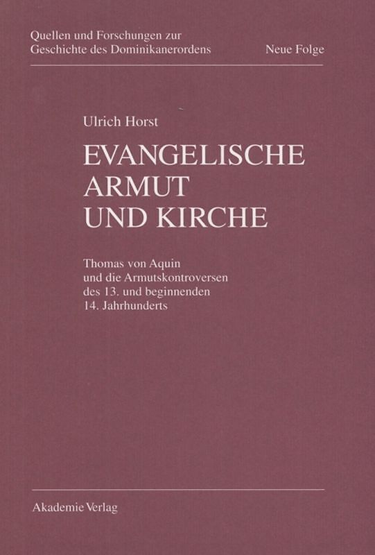 Evangelische Armut und Kirche