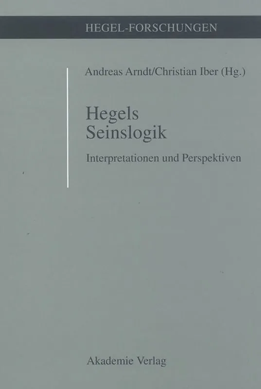 Hegels Seinslogik