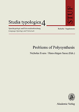 Kartonierter Einband Problems of Polysynthesis von 