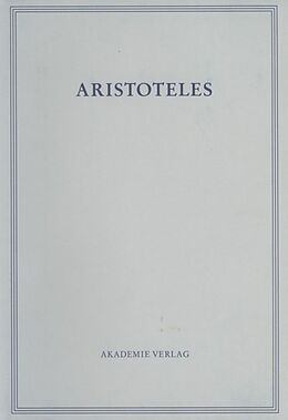 Fester Einband Aristoteles: Aristoteles Werke / Über den Himmel von 