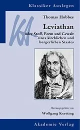 Kartonierter Einband (Kt) Thomas Hobbes: Leviathan von Thomas Hobbes