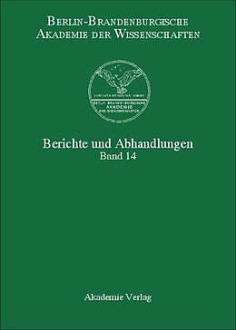 Fester Einband Berichte und Abhandlungen / Band 14 von 