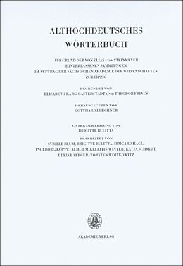 Kartonierter Einband Althochdeutsches Wörterbuch / Band V: K-L, 15. Lieferung (liutbaga bis loskin) von 