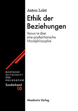 E-Book (pdf) Ethik der Beziehungen von Anton Leist