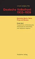 E-Book (pdf) Vorgeschichte und Gründung des Ausschusses zur Vorbereitung einer deutschen Volksfront von Ursula Langkau-Alex