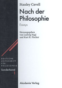 E-Book (pdf) Nach der Philosophie von Stanley Cavell
