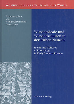 E-Book (pdf) Wissensideale und Wissenskulturen in der Frühen Neuzeit von 