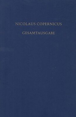 E-Book (pdf) Nicolaus Copernicus Gesamtausgabe / Documenta Copernicana von 