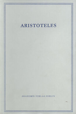 E-Book (pdf) Aristoteles: Aristoteles Werke / Staat der Athener von 