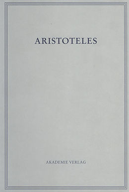 E-Book (pdf) Aristoteles: Aristoteles Werke / Physikvorlesung von 
