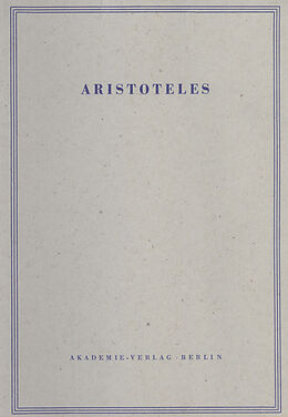 E-Book (pdf) Aristoteles: Aristoteles Werke / Eudemische Ethik von 