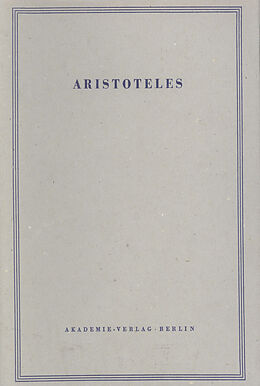 E-Book (pdf) Aristoteles: Aristoteles Werke / Magna Moralia von 