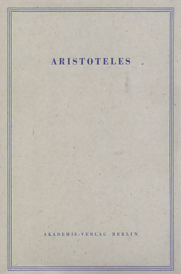 E-Book (pdf) Aristoteles: Aristoteles Werke / Meteorologie. Über die Welt von 