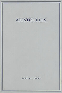 E-Book (pdf) Aristoteles: Aristoteles Werke / Opuscula V von 