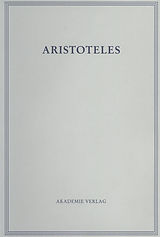 E-Book (pdf) Aristoteles: Aristoteles Werke / Die historischen Fragmente von Hellmut Flashar, Christof Rapp
