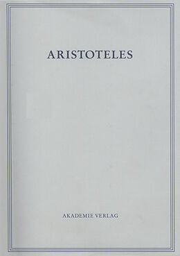 E-Book (pdf) Aristoteles: Aristoteles Werke / Analytica priora. Buch I von 