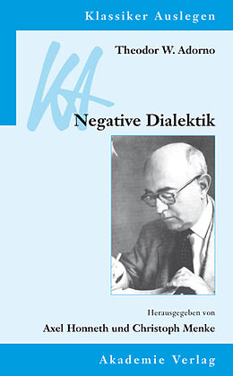 E-Book (pdf) Theodor W. Adorno: Negative Dialektik von 