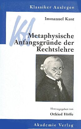 E-Book (pdf) Immanuel Kant: Metaphysische Anfangsgründe der Rechtslehre von 