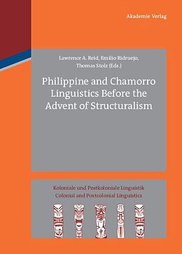 Fester Einband Philippine and Chamorro Linguistics Before the Advent of Structuralism von 