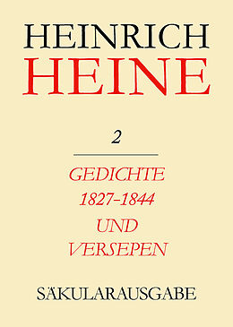 E-Book (pdf) Heinrich Heine Säkularausgabe / Gedichte 1827-1844 und Versepen von 
