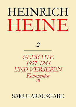 E-Book (pdf) Heinrich Heine Säkularausgabe / Gedichte 1827-1844 und Versepen. Kommentar III von 