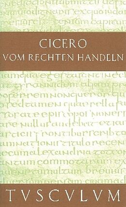 Fester Einband Vom rechten Handeln von Cicero