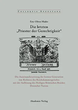 PDF Die letzten "Priester der Gerechtigkeit" von Eric-Oliver Mader