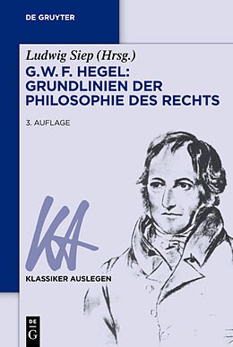 Fester Einband G. W. F. Hegel  Grundlinien der Philosophie des Rechts von Georg W Hegel